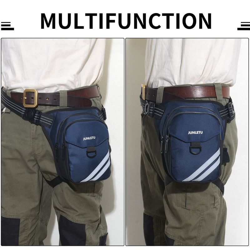 Nei Männer Këscht Bag Crossbody Multifunktionnelle Motorrad Been Bag, waasserdicht a grouss Kapazitéit_voghion.com