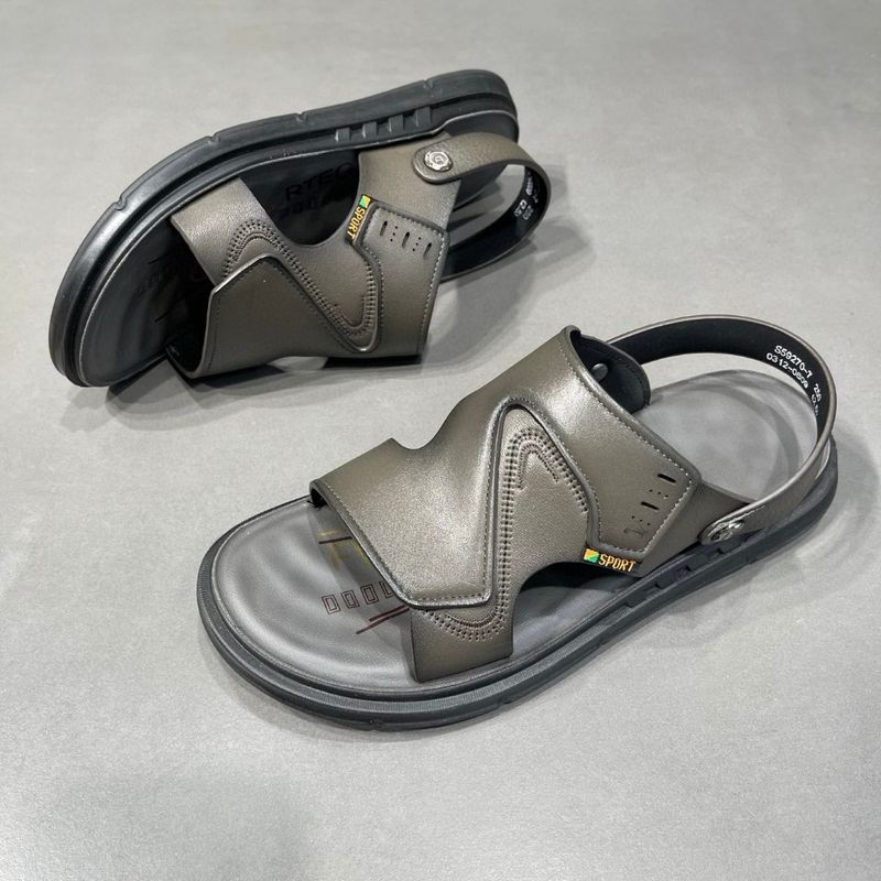 Leder für Herren, weiche Sohle für den Sommer, rutschfest, Outdoor-Sport, Dual-Use-Schuhe für Herren, Autofahren, geruchsdicht, vielseitiger Strand_voghion.com
