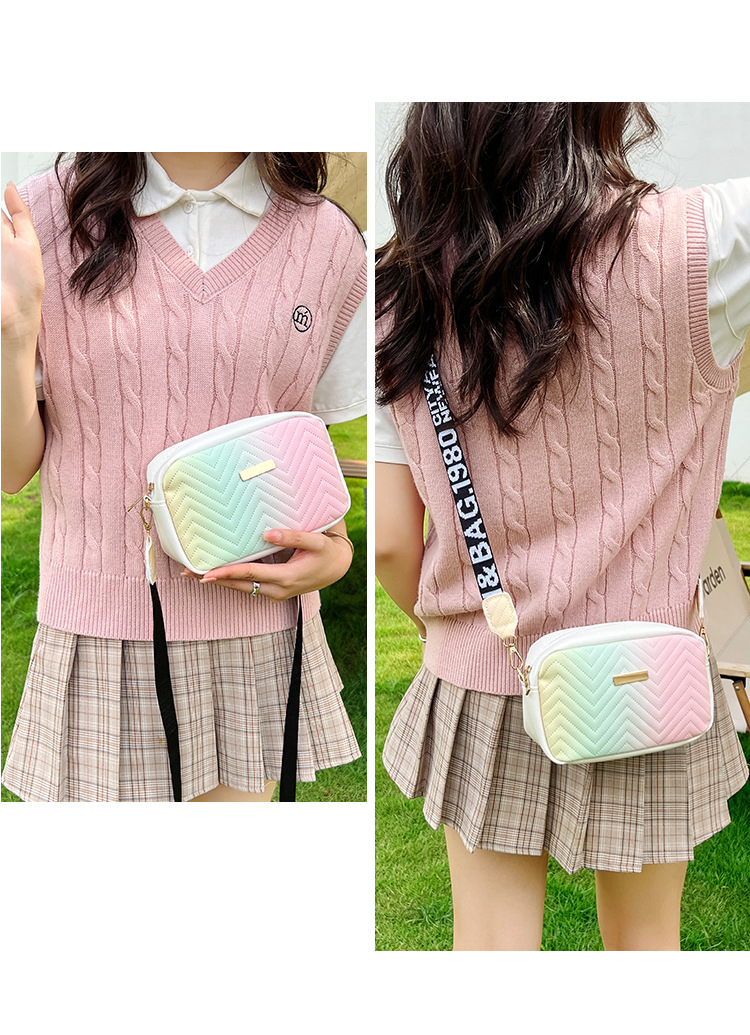 Sacs pour femmes 2022 nouvelle vague motif brodé fer cuir ruban petit sac carré sac photo décontracté diffusion en direct sac cadeau_voghion.com