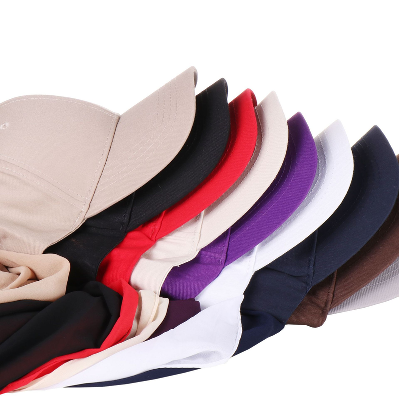 Sciarpa di perle in tinta unita stile cappelli da donna e berretto da baseball in cotone, sciarpa e cappello hijab in 2 pezzi_voghion.com
