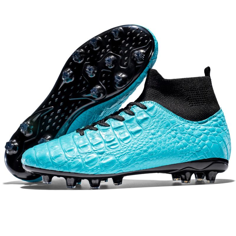 Leather Men's Long Nail Football Training Shoes, Indoor And Outdoor Sports Shoes_voghion.com