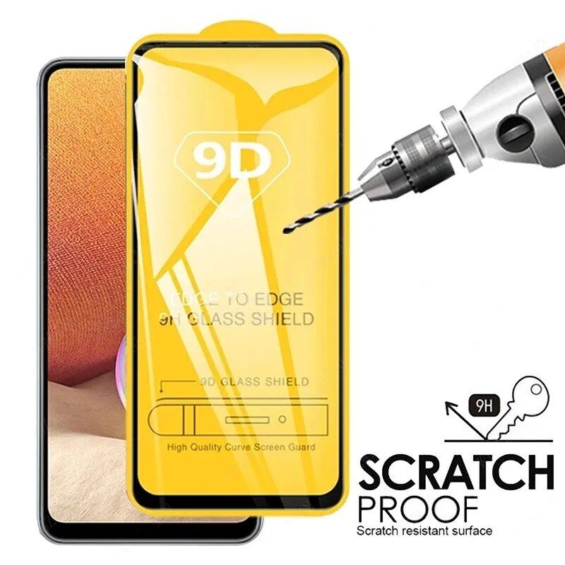 Tempered Glass Screen Protectors For Samsung S23 S22 S21 Plus S20 FE Note 10 Lite 20 S10e S8 M52 M51 M32 M31 M21_voghion.com
