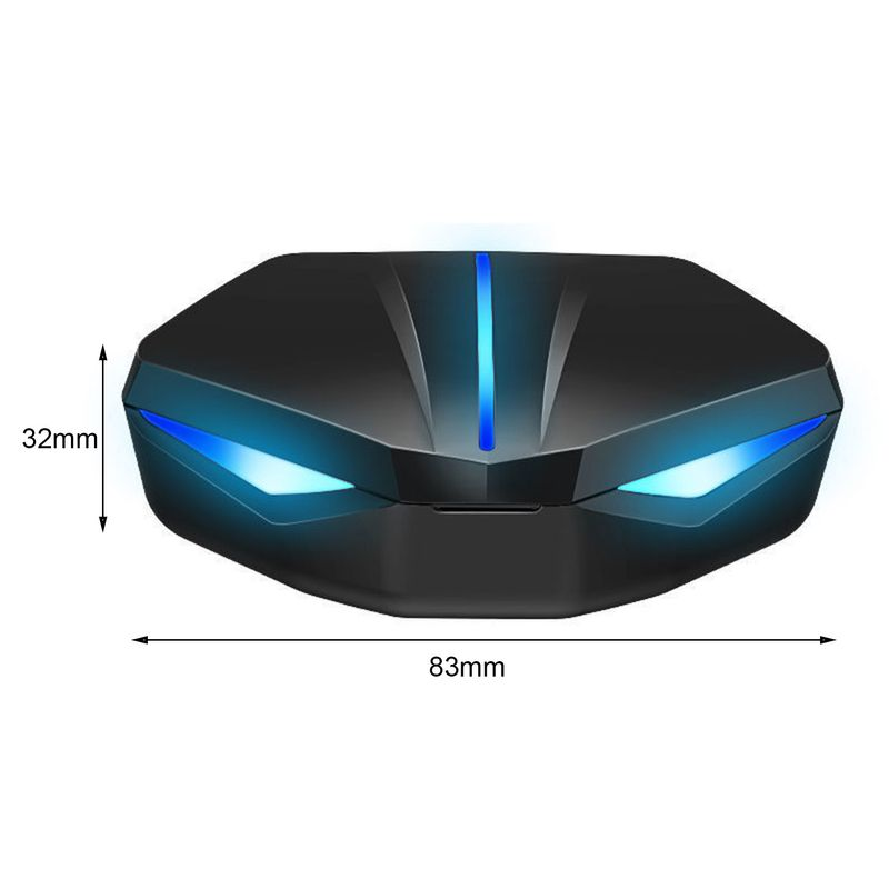 K55 verdadeiros fones de ouvido estéreo sem fio mega bass redução de ruído luz fria bluetooth5.0 fones de ouvido para jogos para correr_voghion.com