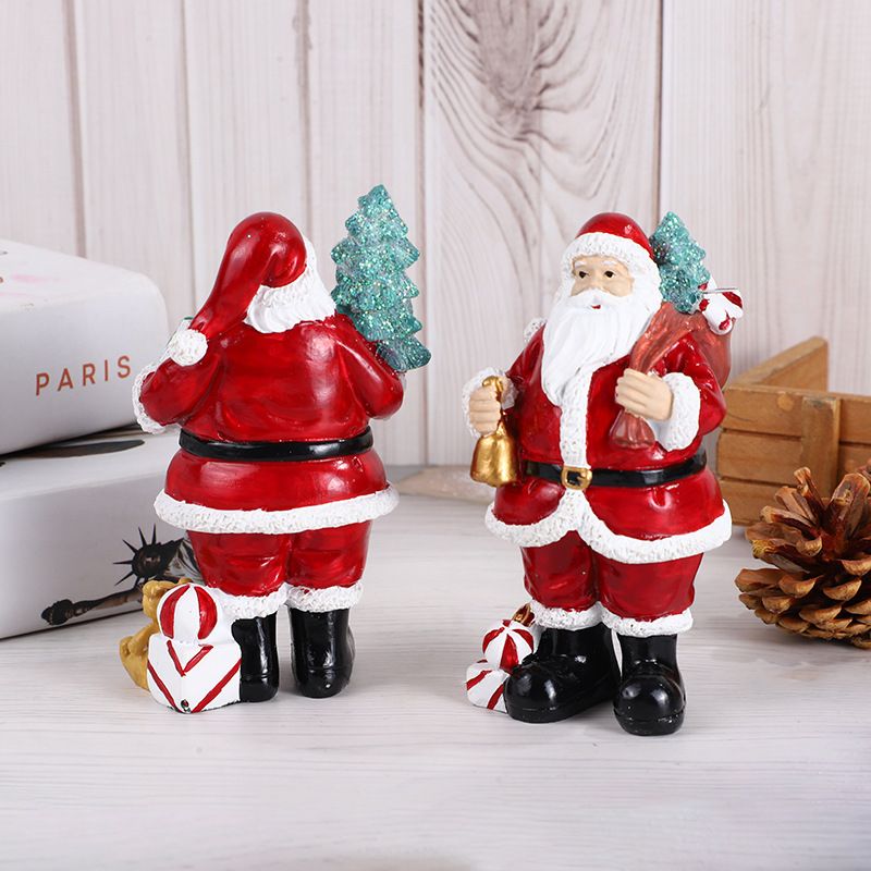 Cross-Border New Ornaments Resin Old Man Christmas Tree Home Desktop Decoration Holiday Party Gift_voghion.com