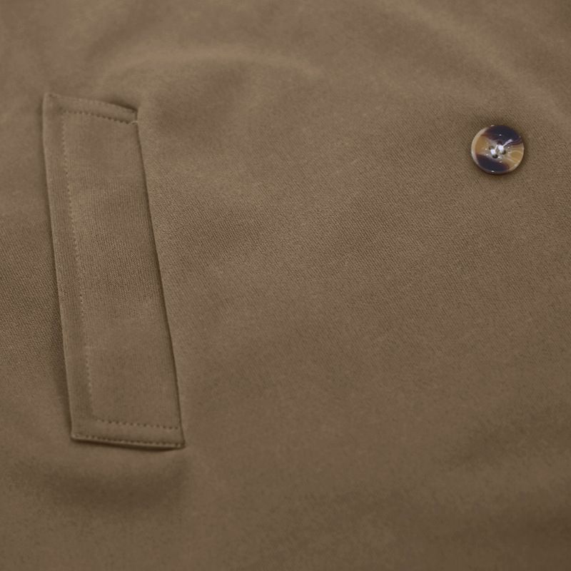 Autumn Solid Color Mid-Length Double-Breasted Trench Coat Men's Casual Turn-Down Collar Hooded Overcoat_voghion.com