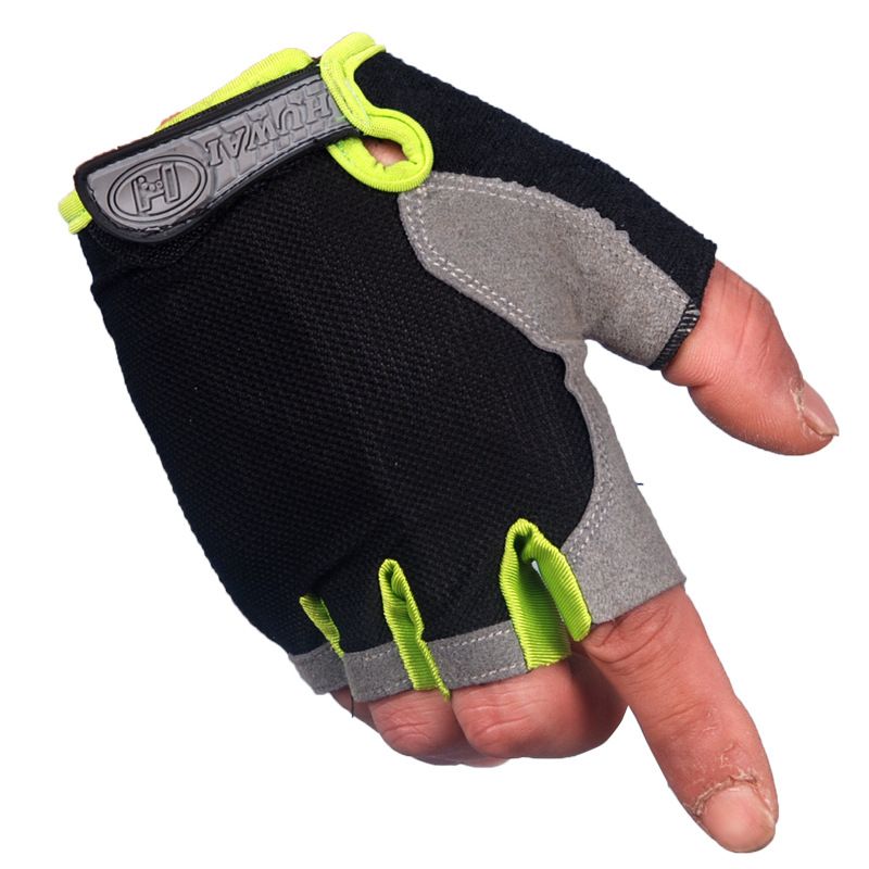 Gants de sport demi-doigts pour la randonnée en plein air, le cyclisme, le fitness, le cyclisme fin, antidérapants, respirants_voghion.com