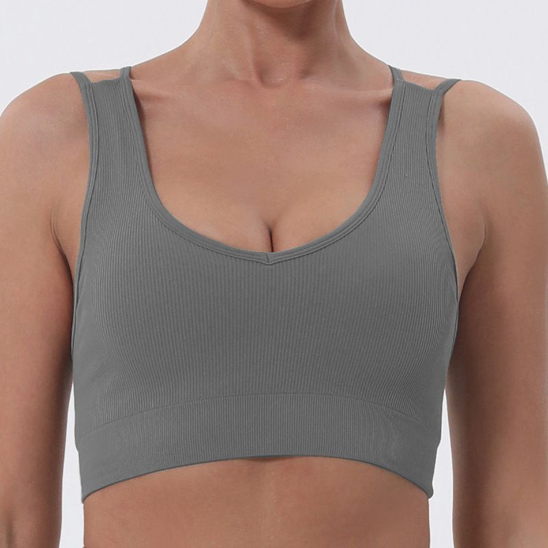 LazyZoom Nahtlose Yoga Kleidung Set High-End Sommer Sport Weste Für Frauen Hohe Qualität_voghion.com