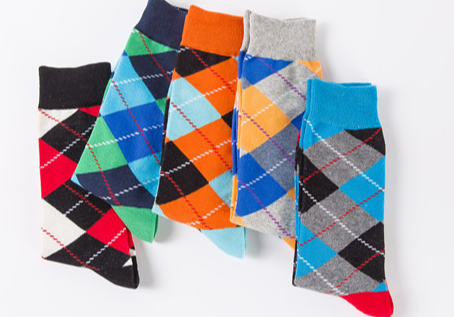 Calzini da uomo Calzini nuovi alla moda autunno e inverno calzini felici plaid casual coppia calzini di cotone calzini lunghi_voghion.com