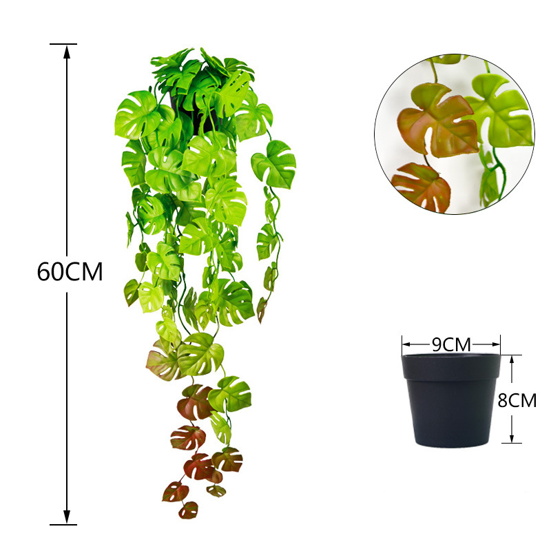 Home Mobili rampicanti appesi piante verdi rampicanti appesi piante in vaso Home decorazione balcone piante di plastica_voghion.com