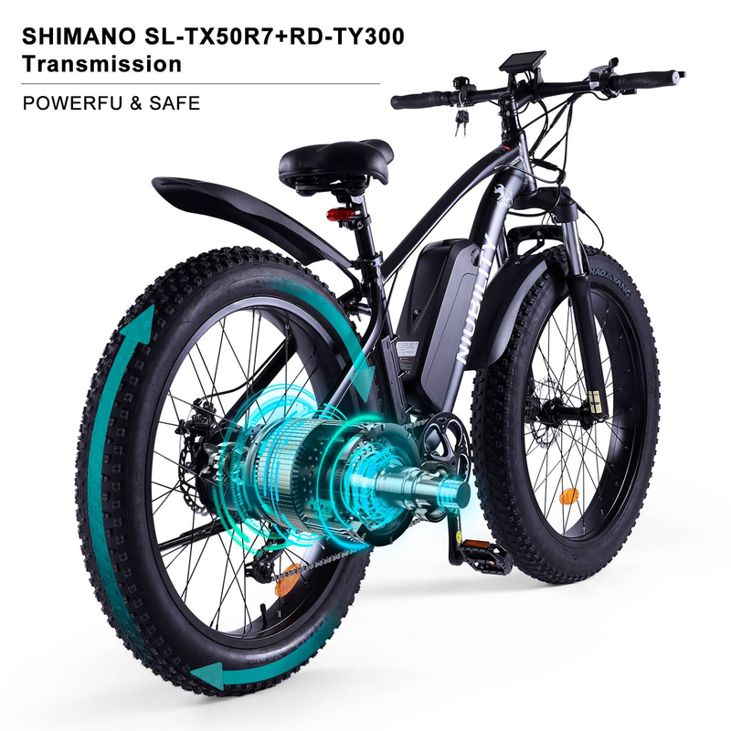 NIUBILITY B26 26" elektrisk mountainbike 1000W Motor 48V 15Ah batteri_voghion.com