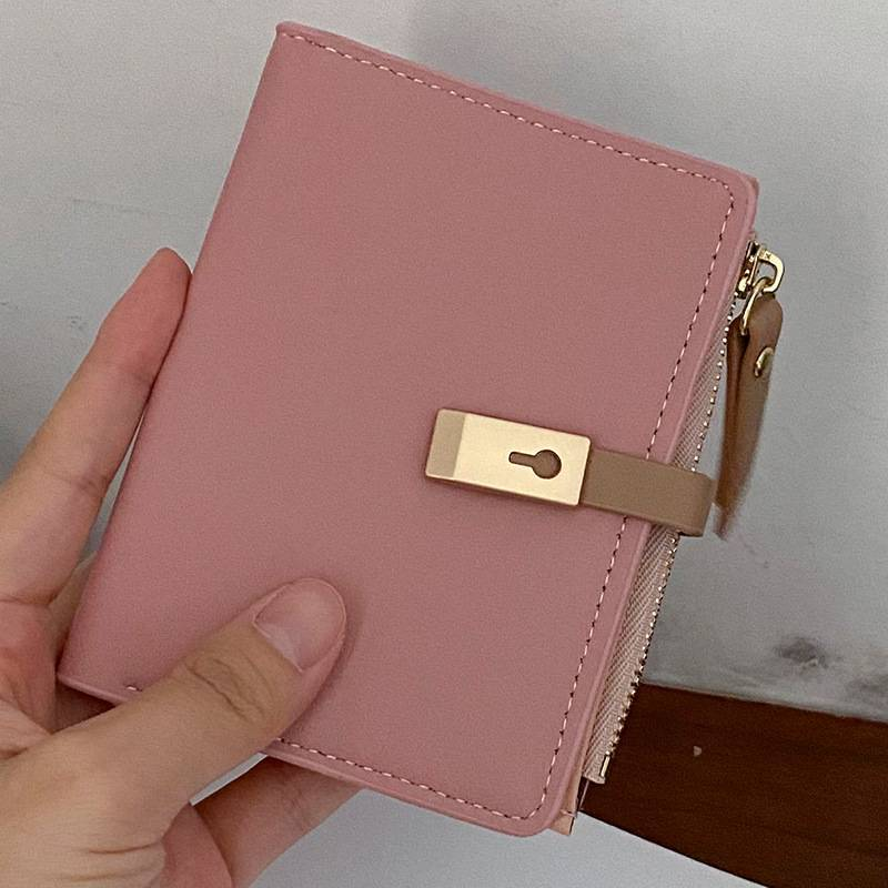 Coin Purses & Holders New Women's Litchi Grain PU Leather Solid Color Wallet Wholesale Clutch Bag Card Holder Zipper Wallet_voghion.com