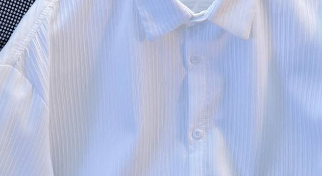 Cooling Wrinkle Shirt – Oversized Striped Linen-Look Blouse With Dropped Shoulder_voghion.com
