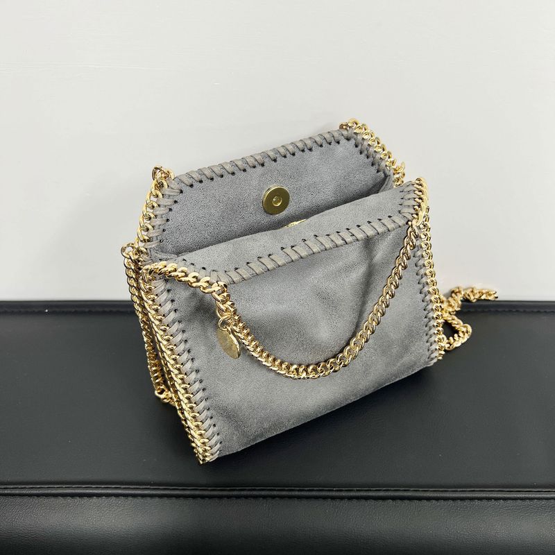 Stella Mccarey Falabella Große Einkaufstasche Designertasche Damen Schwarz Einkaufskette Taschen Geldbörse Messenger Leder Handtaschen_voghion.com