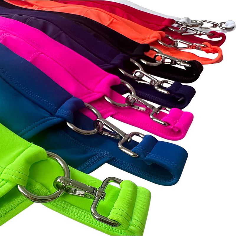 JESSBORN- Pantaloni da Nuoto a Forma di T con Forcella Alta e Bottone in Metallo Singolo da Uomo_voghion.com