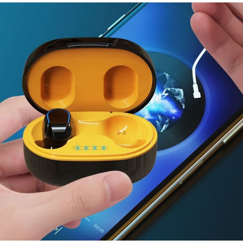 Neue kabellose Binaur Mini Unsichtbare In-Ear-Bluetooth-Kopfhörer mit Geräuschunterdrückung Origin Gaming Running Sports_voghion.com