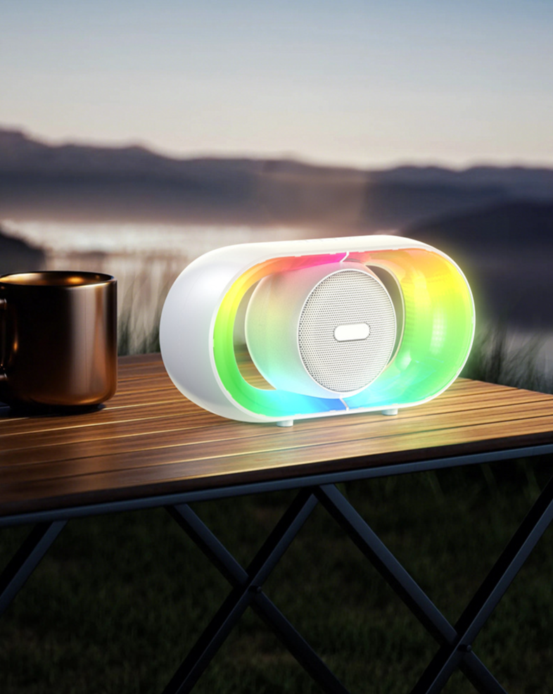 Cross-Border New U8 Cool Outdoor Camping Desktop Atmosphere Night Bluetooth Portable RGB Light Small Speaker_voghion.com