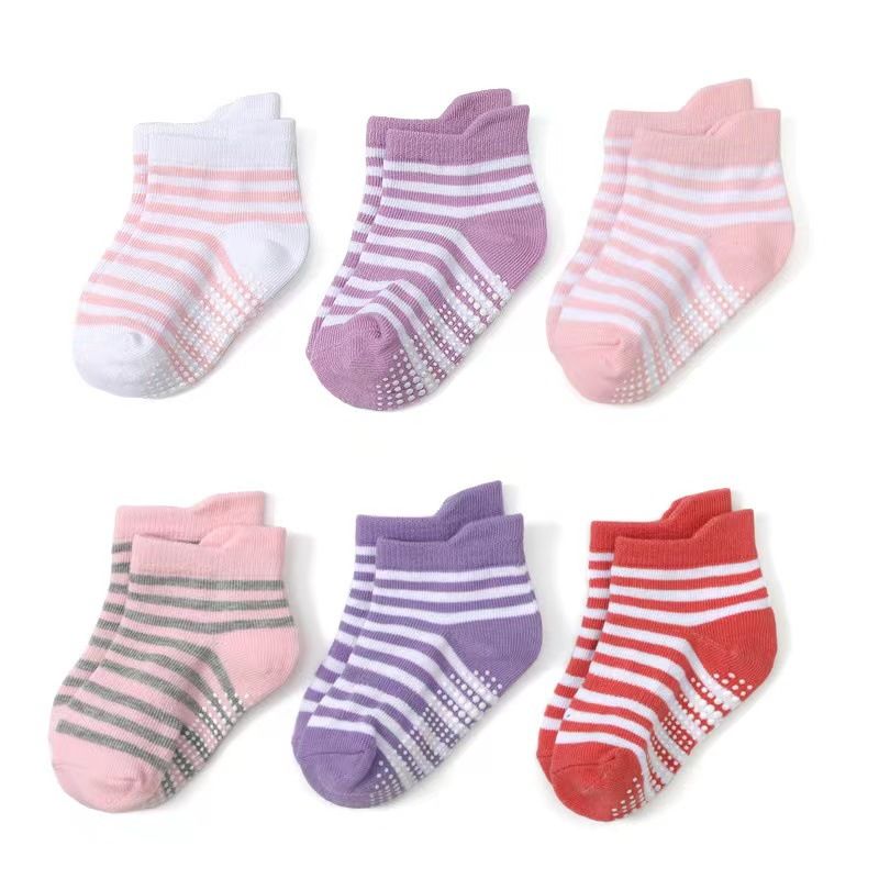 Calzini da barca in cotone per bambini, per bambini e bambine, modello 2025d, primavera-autunno, antiscivolo, con colla a punti, bestseller_voghion.com