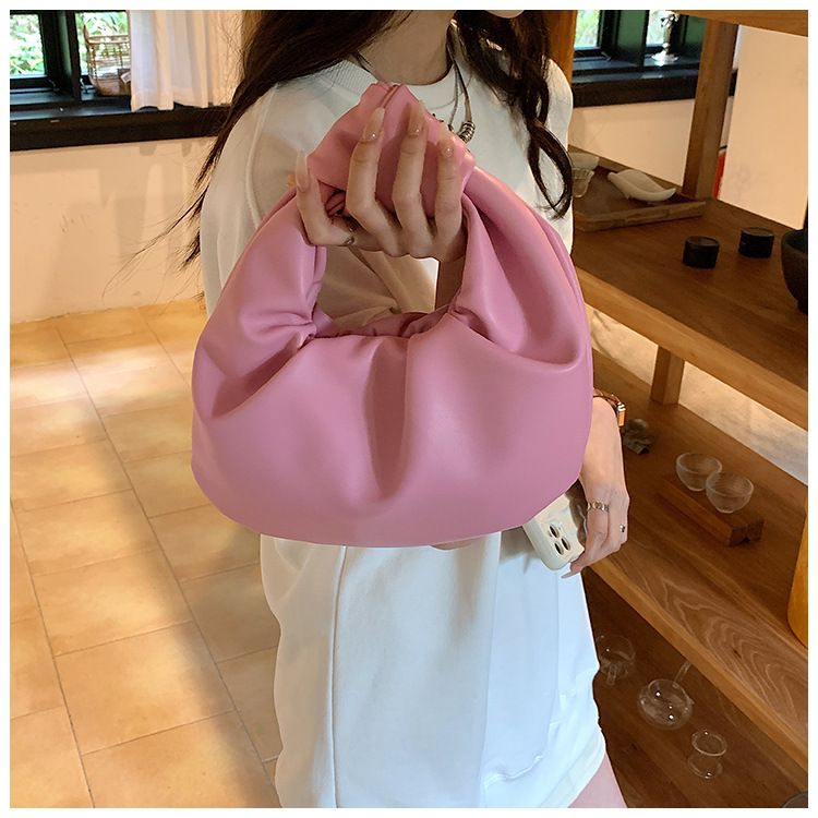Korean Fashion Moon 2024 Summer New Small Texture Women's Bag Simple and Fresh Handbag_voghion.com