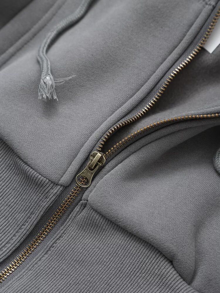 Set mit Kapuzenoberteil und Hose im französischen Stil – Lässiges Streetwear-Outfit für Damen – Zweiteilige Loungewear aus Polyester (Weiß/Pink, S/M/L)_voghion.com