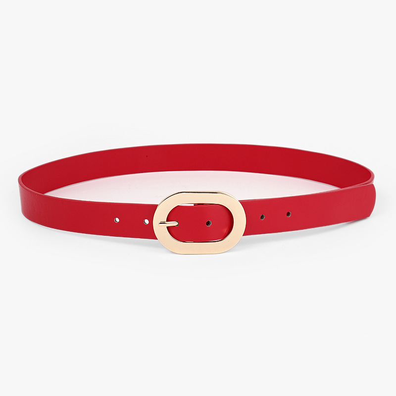 Cintos femininos estilo bonito e versátil casacos simples, saias, suéteres, jeans, cintos de couro sintético para meninas, modelos mais vendidos no exterior_voghion.com