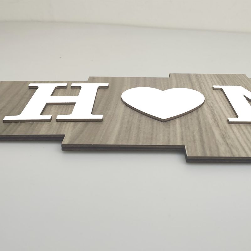 Modern minimalist family pendant wooden HOME crafts ornaments step-type HOME decoration doorplate_voghion.com