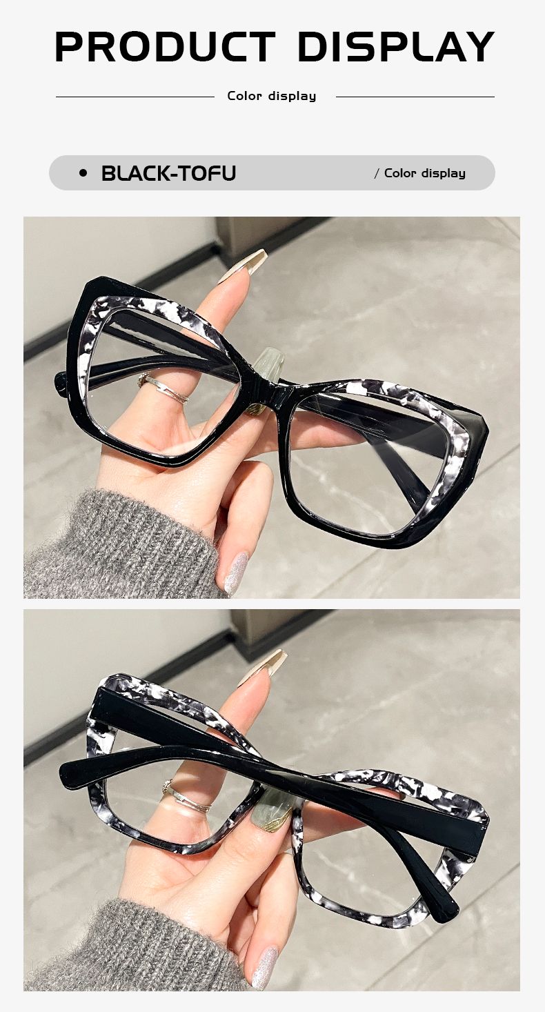 Fashion Tr90 Eyeglasses Women Anti Blue Light Computer Eyewear Ladies Stylish Designer Frames For Prescription Glasses 2024 New_voghion.com