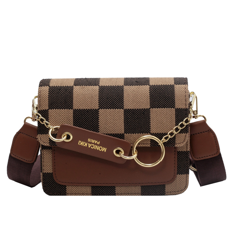 2023 New Trendy Crossbody Bag: Texture, Niche Small Square Bag, Fashionable and Versatile, One-Shoulder Armpit Bag_voghion.com