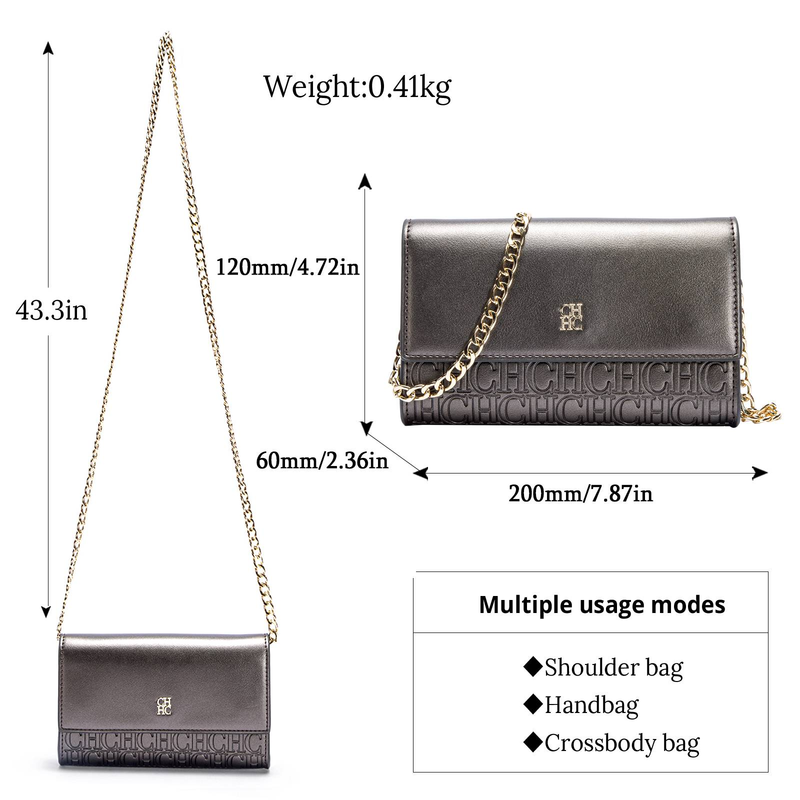 CHCH Pochette piccole da donnaBorse a tracolla e borsette da polso in paglia con tracolla a catena Borsa a tracolla casual elegante_voghion.com