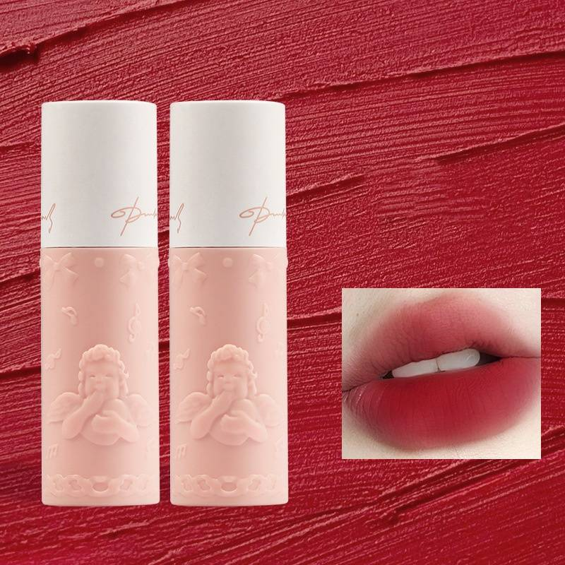 Makeup Velvet Matte Lip Glaze Pinkyfocus Student Erschwinglicher, lang anhaltender Farblippenstift, samtige Textur, lichtechter Lippenschlamm_voghion.com