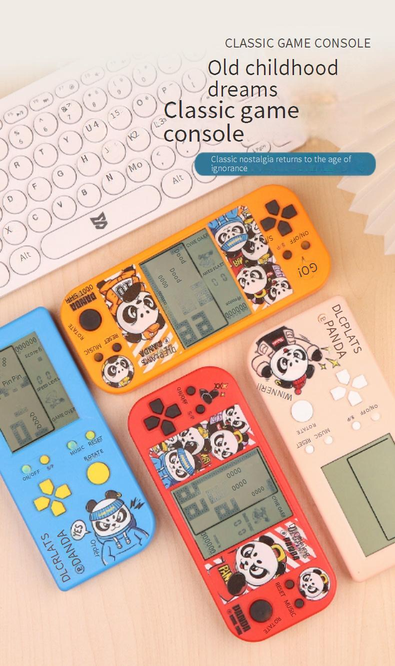 Video Game Consoles Classic Nostalgic Retro Mini Portable Children's Game Console Wholesale 4.1 Inch Handheld Tetris Stall_voghion.com