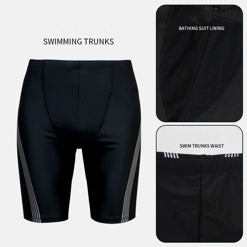 New Swimsuits, Men's Swimming Trunks, Men's Swimsuit Sets, Two-piece Training Swimming Trunks, Five-inch Swimming Trunks, Beach Trunks_voghion.com