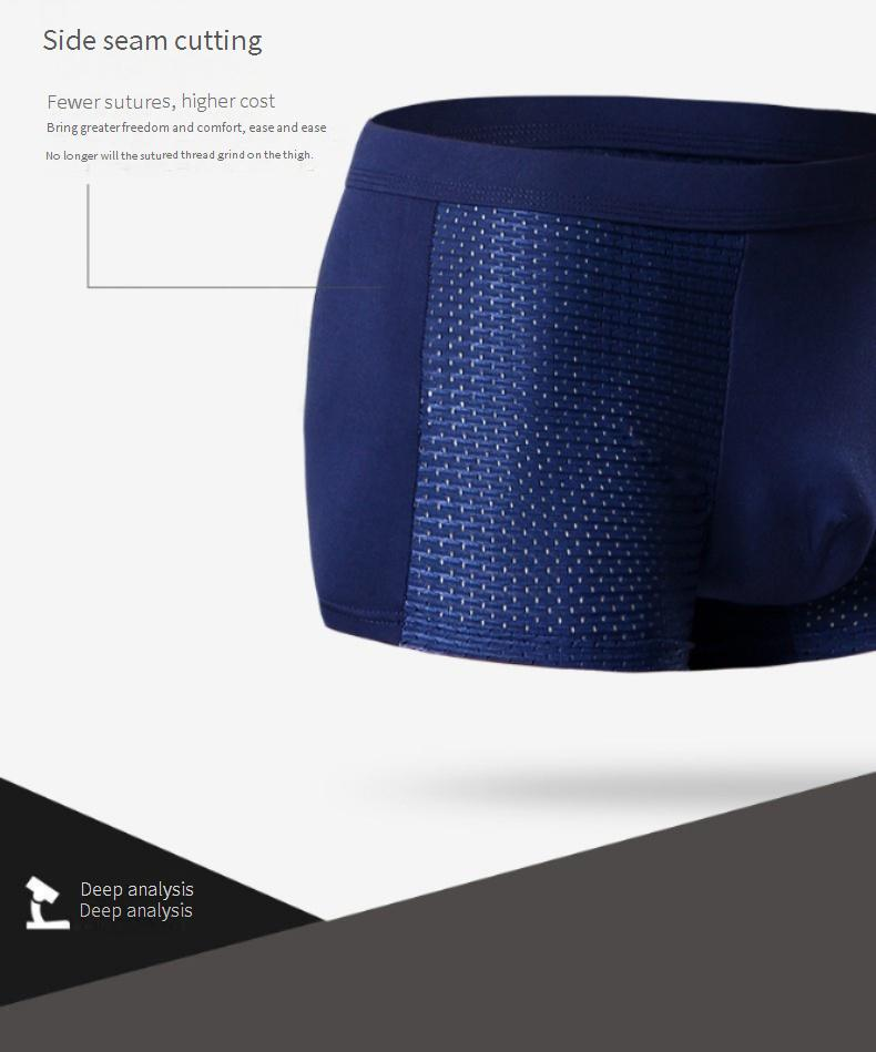 Atmungsaktive Mesh-Boxershorts für Herren – ultraweiche Unterwäsche aus Eisseide, nahtlos und bequem, leicht für den Sommer_voghion.com