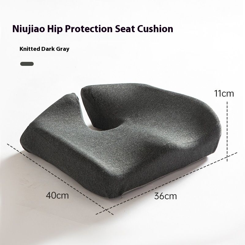 Ergonomisches Memory Foam-Sitzkissen für Bürostühle – orthopädische Schmerzlinderung bei Steißbein und Steißbein – atmungsaktives Netzgewebe_voghion.com