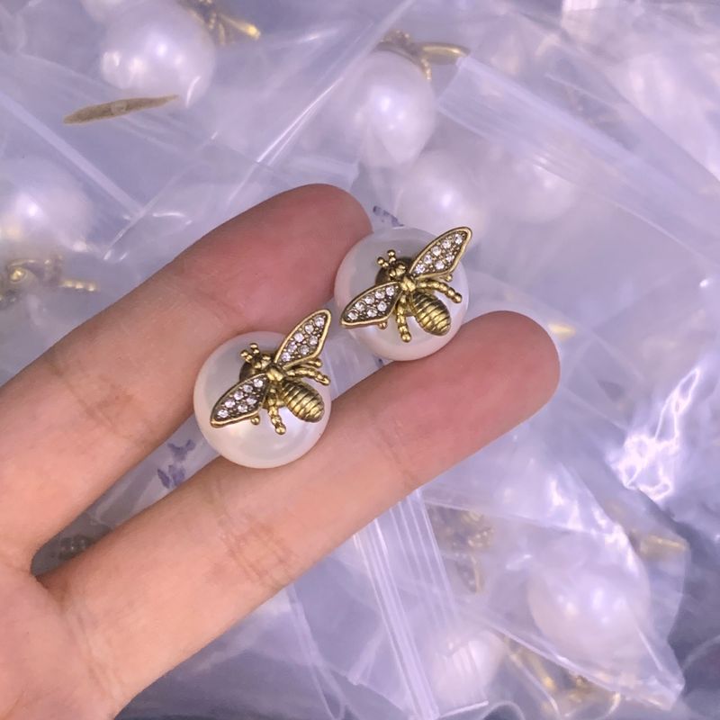 Orecchini di perle da donna di marca di lusso, orecchini di lusso personalizzati, squisiti orecchini di design_voghion.com