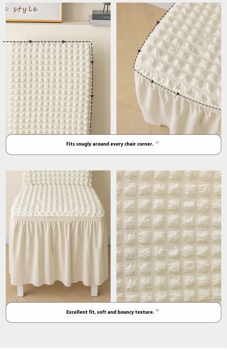 Coprisedie a nido d'ape - Coprisedie universali elasticizzati (stile minimalista, antiscivolo, confezione da 1/2/4/6)_voghion.com