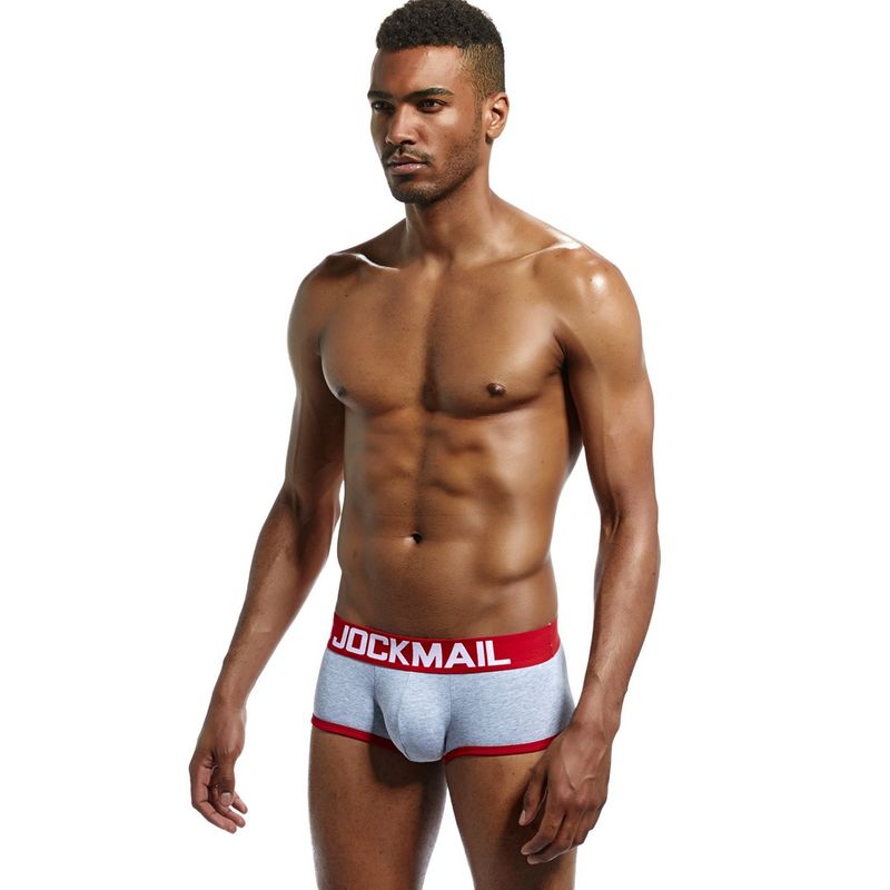 Cuecas masculinas de algodão puro, cuecas boxer masculinas sensuais, calças sensuais_voghion.com