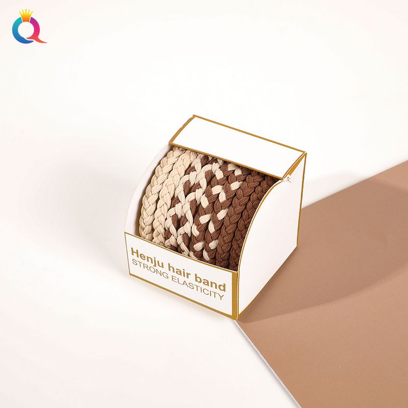 Set di 60 elastici per capelli - Colori e stili assortiti, elastici per capelli in tessuto morbido per donne e ragazze, elastici per capelli intrecciati e a spirale, elastici per coda di cavallo antiscivolo_voghion.com