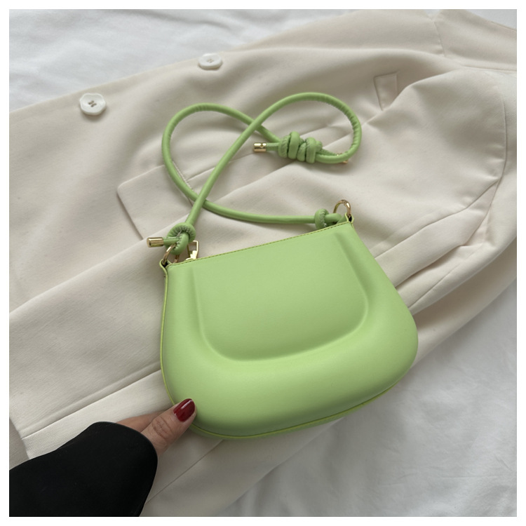 Borsa a tracolla 2024 nuova PU moda popolare tinta unita temperamento ascellare borsa a tracolla alla moda da donna invernale_voghion.com