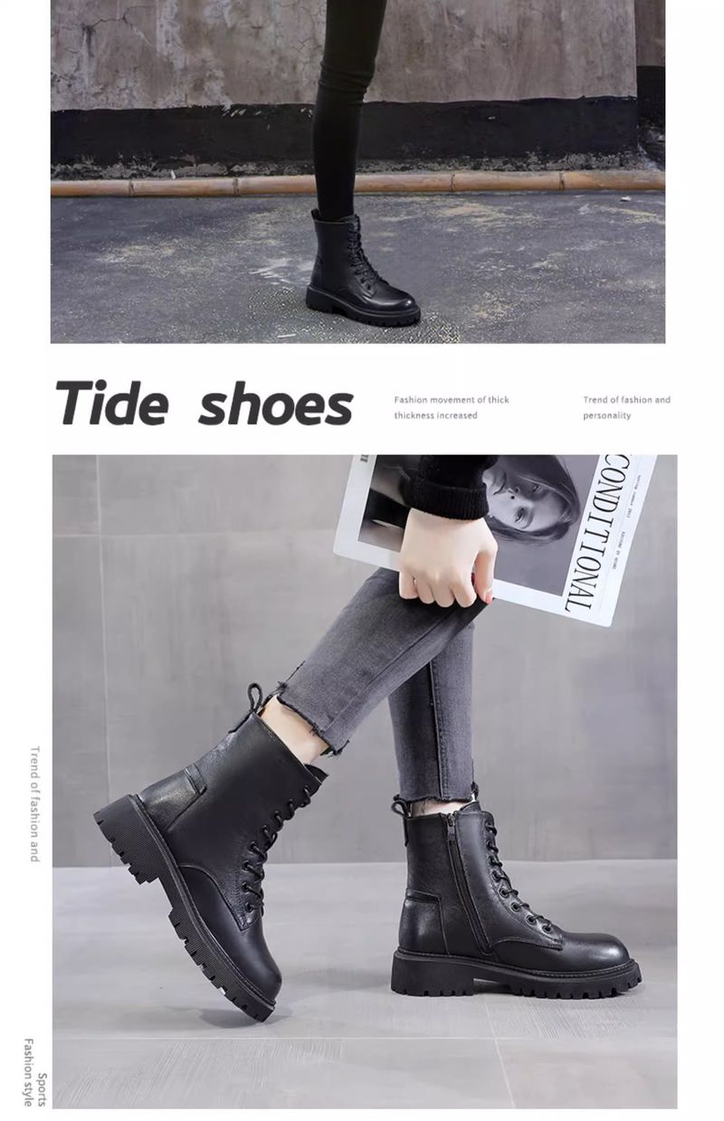 Botas de invierno para mujer, modelo Snow 2025, nuevo estilo, forradas con forro polar, gruesas, hasta media pantorrilla, impermeables, antideslizantes, con detalles de piel y lana._voghion.com