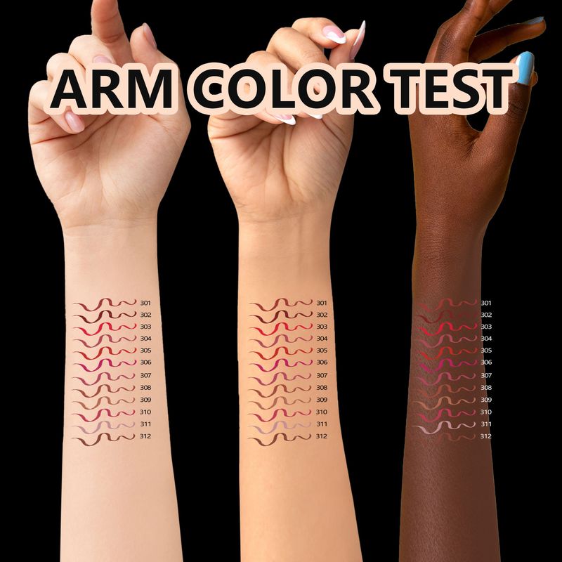 SHCOETY 12-Color Lip Liner Set - Nude Matte Lipsticks, Long-Lasting & Transfer-Proof Makeup_voghion.com