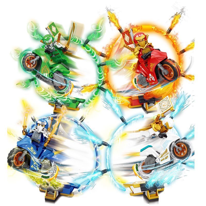 Nieuwe serie Ninja Legacy Motorfiets Motorfietsen Kai Seizoen 13 14 Bouwstenen Klassieke Model Sets Stenen Kits Speelgoed Kinderen Cadeaus_voghion.com
