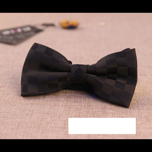 Men's fashionable groom and groomsmen wedding bow tie men's red black wedding bow tie _voghion.com