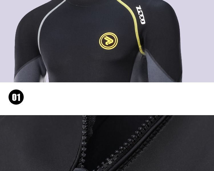 New 1.5mm wetsuit male bodysuit sunblock winter swim warm snorkeling suit swimming jellyfish suit_voghion.com