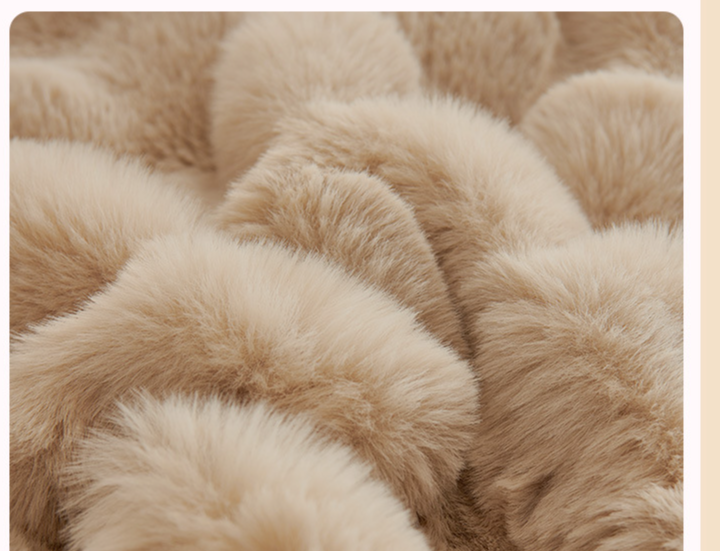 Funda de tela de peluche de conejo para el hogar y el jardín, con diseño de celebridades, antideslizante, para invierno, con todo incluido, nueva funda para cojín de asiento, funda antiarañazos para gatos_voghion.com