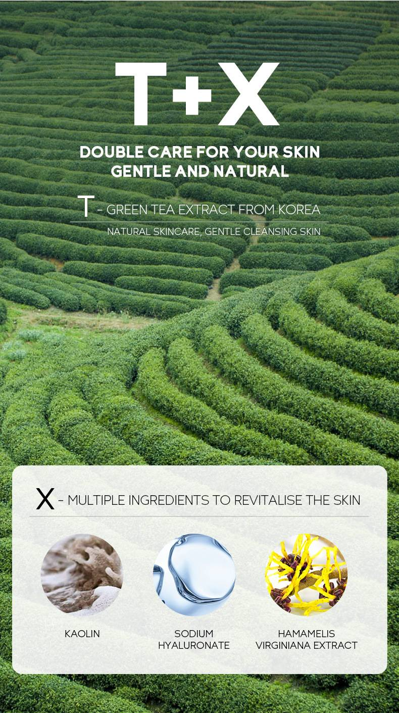 Maschera al fango di tè verde FENYI, 5 g x 20 strisce per confezione - Maschera idratante e nutriente per dormire, prodotto ideale per la cura della pelle_voghion.com