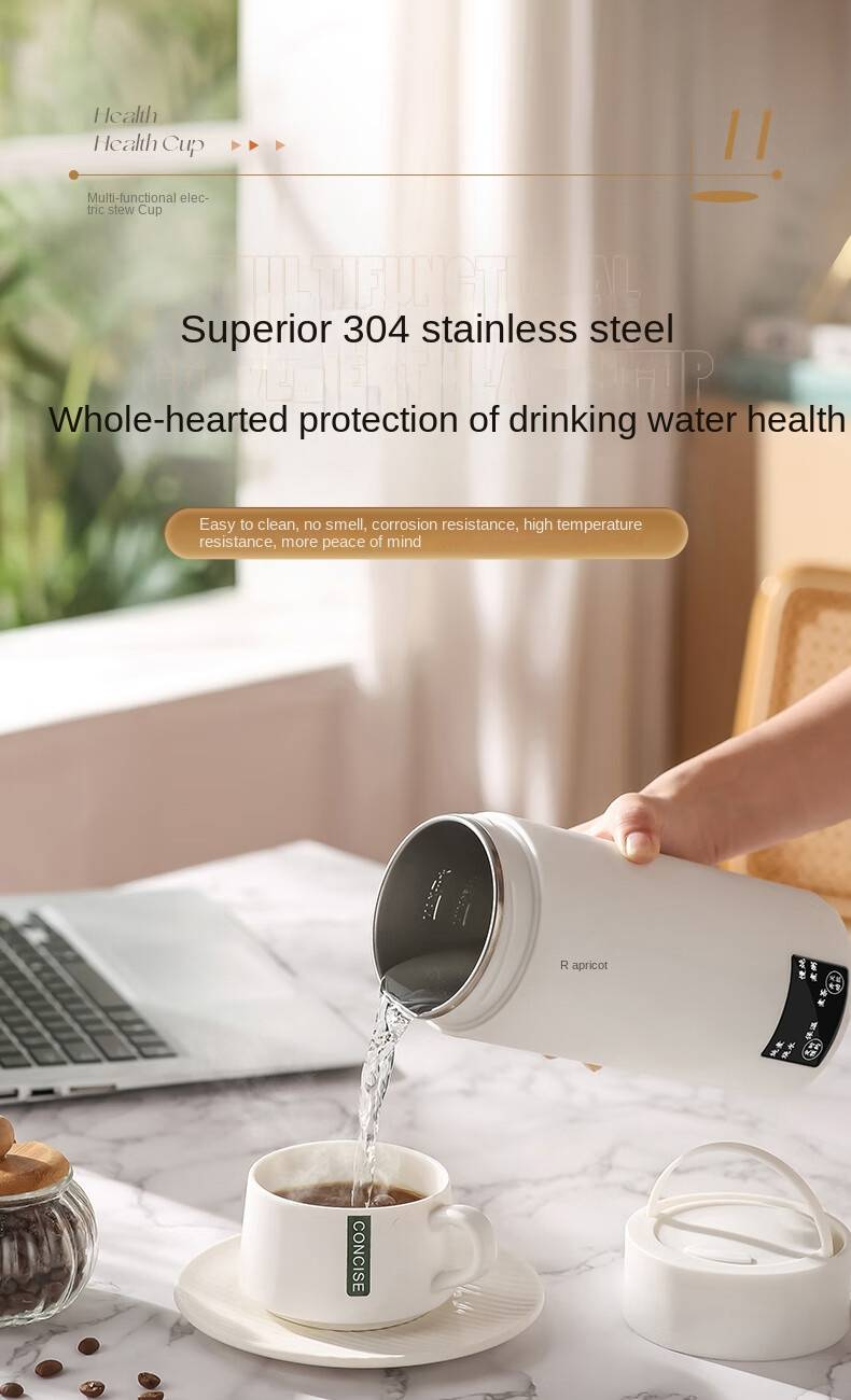Huaxing Çok Amaçlı Taşınabilir Su Kaynatma, Güveç, Çay Demleme Tencere, 800 ml Kapasiteli YG-8001_voghion.com