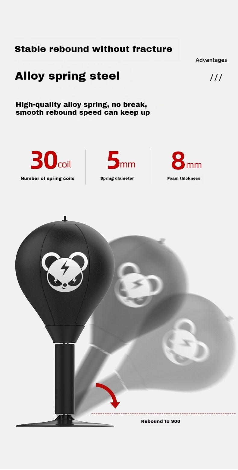 Boks stołowy speed ball reakcja cel walki dzieci, dzieci, dorośli dekompresja trening domowySprzęt treningowy_voghion.com