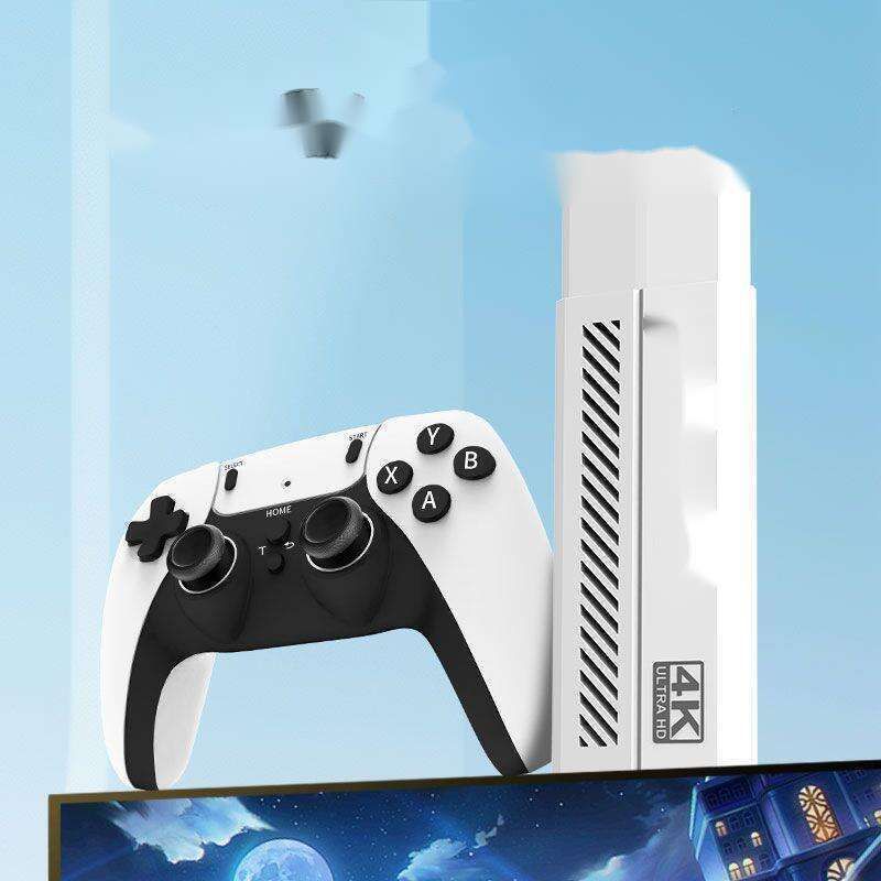 【Dual Joystick Silky】 Spielkonsole Klassische High-Definition-Arcade PS Rot und Weiß Maschine Kindheit_voghion.com