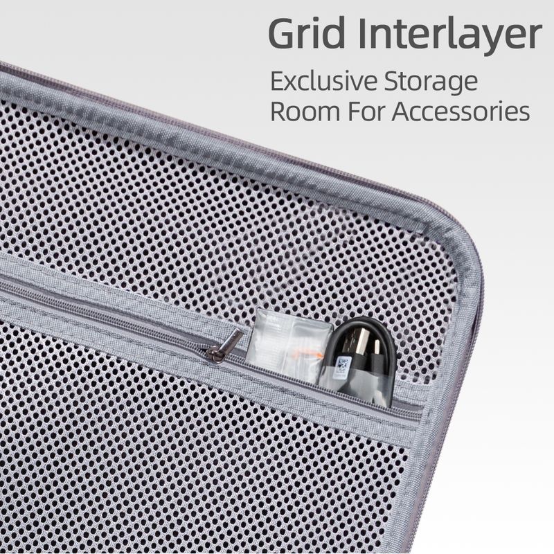 for DJI 3S Storage Air 3 Drone And Accessories Travel Shoulder Organizer Bag Gray_voghion.com
