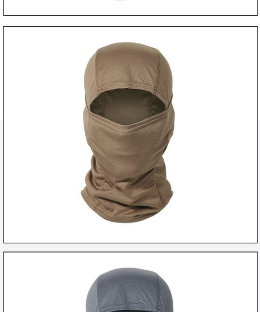 Taktisk kamouflage Balaclava helmask Krigsspel CP Militärhatt Jakt Cykel Cykling Army Multicam Bandana Nackdamask_voghion.com